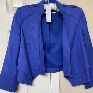 White House Black Market Linen Jacket NWT